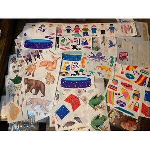 Vintage Lot Of Mrs. Grossman's Creative Memories Stickopotamus Stickers